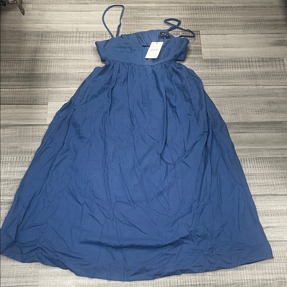 Elegant Blue Women's Dress